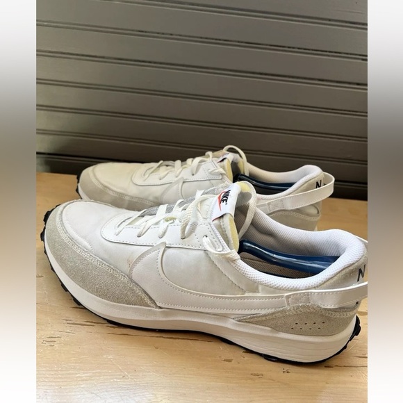 Nike Waffle Debut Shoes White (Style DH9523-100) Suede Low Top Men’s 13 - Picture 3 of 7